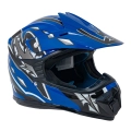 Kask Motocyklowy dla dzieci Enduro Niebieski S